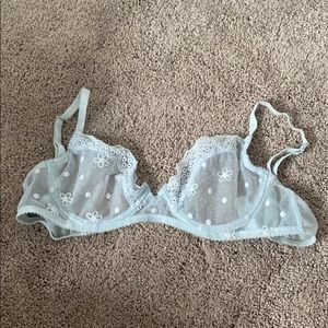 Light blue lingerie bra from urban outfitters